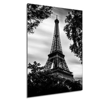 the Eiffel Tower, a famous landmark in Paris, France.
