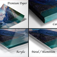 The image is a collage of four different views of a mountainous landscape, including a close-up of the mountain, a landscape photograph, a close-up of the mountain, and a close-up of the mountain.