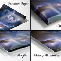 four different views of a landscape with a stormy sky, including a close-up of the sky, a close-up of the landscape, a close-up of the landscape, and a close-up of the landscape.