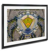 Dodgers Stadium Print – Panoramic LA Dodgers Stadium View with Chavez Ravine Sunrise