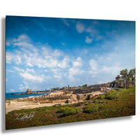 Caesarea By The Sea Print – Artist Special Edition Sunset Seascape Fine Art Wall Decor