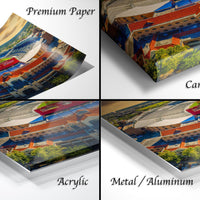 Florida State stadium wall art, Doak Campbell sunset print, FSU Seminoles aerial photo, Fear the Spear fine art, Unconquered stadium decor, Tallahassee sports photography, college football home print, Seminole legacy canvas, Florida State aerial stadium, FSU campus wall decor