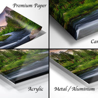 El Capitan Yosemite Print, Merced River Sunrise Wall Art, 24X36