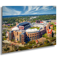 Florida State stadium art, Doak Campbell mid day photo, Seminole tradition print, FSU football wall decor, Unconquered aerial image, Fear the Spear art, college stadium Florida print, Tallahassee university photo, FSU campus fine art, Seminole Nation landscape