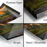 Yosemite National Park Art, El Capitan Sunrise Print, Premium Paper