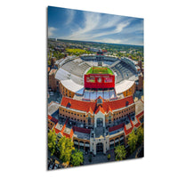 Florida State stadium art, Doak Campbell mid day photo, Seminole tradition print, FSU football wall decor, Unconquered aerial image, Fear the Spear art, college stadium Florida print, Tallahassee university photo, FSU campus fine art, Seminole Nation landscape