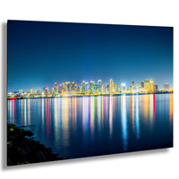 San Diego skyline, Coronado Bridge photo, night photography tips, San Diego Bay reflections, long exposure shot, California coastal city, skyline at night, photographing reflections, Coronado bridge lights, iconic San Diego photo, vibrant cityscapes