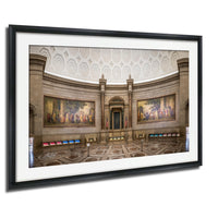national archives rotunda wall art, washington dc historic interior print, american democracy fine art, constitutional heritage decor, patriotic office wall art, marble rotunda photography, declaration constitution artwork, museum quality architecture print, timeless government building art, luxury history themed decor
