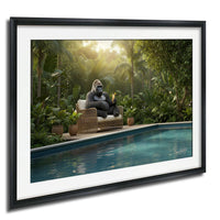 gorilla photography, silverback wall art, uganda jungle print, wildlife fine art, african nature decor, primate photo art, rainforest wall decor, safari home artwork, jungle wildlife print, gorilla portrait art, bwindi forest photo, african wilderness decor, nature lover gift, travel wall art, exotic wildlife image