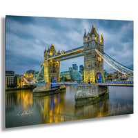 London Tower Bridge Print – Sunset Skyline Cityscape Wall Art Decor