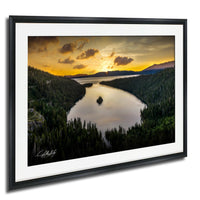Serene Mountain Landscape | Fine Art Print, Calming Nature Wall Art