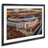 Yankee Stadium Art – Autumn Baseball Wall Decor | Special Edition Fine Art Print