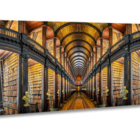 Trinity College Library wall art, Dublin Ireland travel photo, historic book room print, European architecture photography, Long Room Trinity College art, vintage library fine art, book lover gift print, academic decor photo, Trinity College wall decor, Dublin landmark photography, Trinity Long Room gallery piece