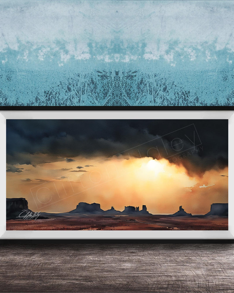 Monument Valley Print - Southwest Desert Art | Large Landscape Fine Art Photography