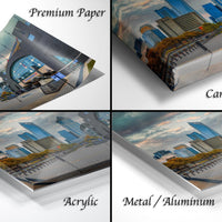Charlotte skyline print, Carolina Panthers art, Bank of America Stadium decor, Queen City photo, Uptown Charlotte sunset, Charlotte wall art, North Carolina skyline photo, drone cityscape art, football stadium landscape, Charlotte NC gift, aerial city photography, Charlotte art for office, NFL stadium photo, modern urban photo, Charlotte home decor piece