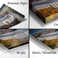 Yankee Stadium Wall Art, Autumn Baseball Scene Special Edition